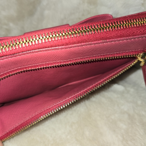 Pink Prada Bow Wallet w box - Picture 11 of 14